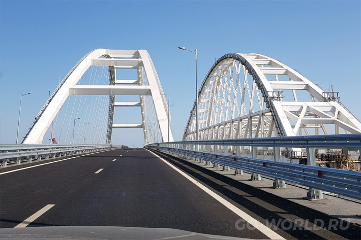 на машине в Крым - Крымский мост