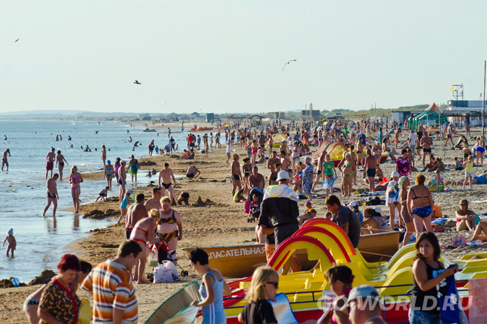 пляжи в Витязево фото и отзывы